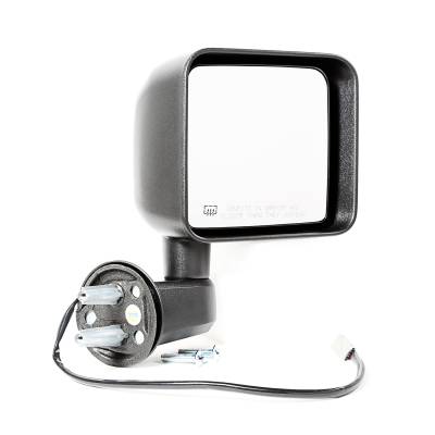 Omix - Omix 11002.27 Door Mirror Right Power Heated Black for 14 Jeep Wrangler JK
