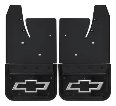 Gatorback - Gatorback 12" Front 5/8" Offset Black Mud Flaps Silverado GCAA759103