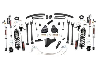 Rough Country Suspension Systems - Rough Country 58859 6" 4-Link Vertex C/O Lift Kit for 08-10 F250/350 Gas 4WD