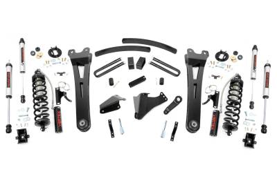 Rough Country Suspension Systems - Rough Country 53758 6" V2 Lift Kit w/Radius Arm for 05-07 Ford SD 4WD Gas