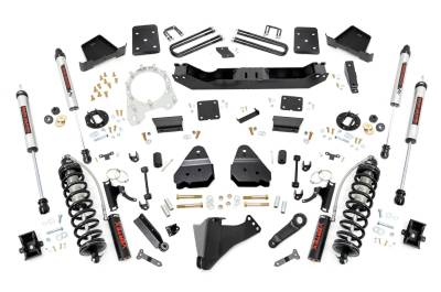 Rough Country Suspension Systems - Rough Country 51356 6" V2 Coilover Lift Kit for 17-22 F250/F350 SD Diesel 4WD