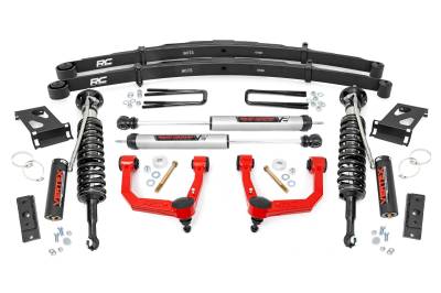 Rough Country Suspension Systems - Rough Country 74258RED 3.5" Vertex/V2 Lift Kit w/UCA for 05-23 Tacoma 2WD/4WD