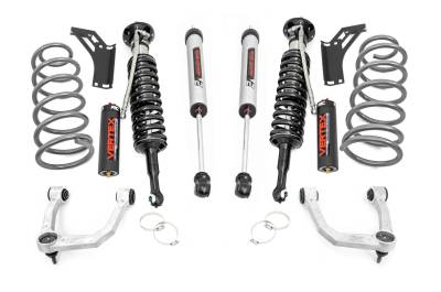 Rough Country Suspension Systems - Rough Country 76658 3" Vertex Lift Kit w/RR Coils for 10-24 Toyota 4Runner 4WD