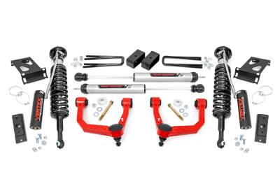 Rough Country Suspension Systems - Rough Country 74257RED 3.5" Vertex/V2 Lift Kit for 05-23 Toyota Tacoma 2WD/4WD