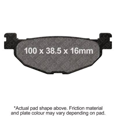 EBC Motorcycle Brakes - EBC Motorcycle Brakes SFA408 SFA Series Scooter Organic Pads