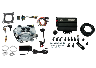 FiTech Fuel Injection - FiTech Fuel Injection 35501 Go EFI 4 600 HP Bright Aluminum EFI System