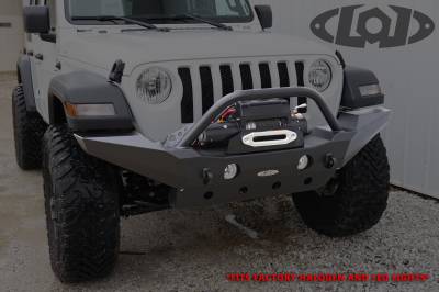 LoD Offroad - LoD Offroad JFB1823 Destination Full Front Bumper w/Bull Bar for 18+ Jeep JL/JT