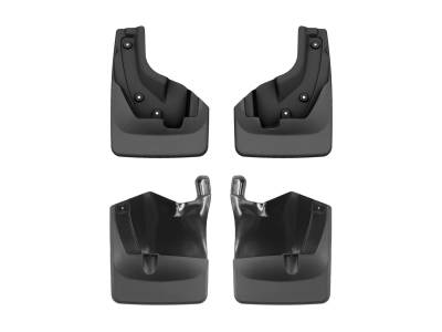 Weathertech - WeatherTech 110167-120101 Front/Rear No-Drill DigitalFit Mudflap Kit
