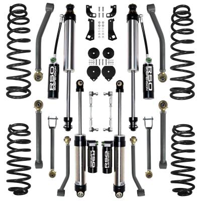 Raptor Series - Raptor KJK4020 4" Stage-2.0 Lift Kit for 07-18 Jeep Wrangler JK