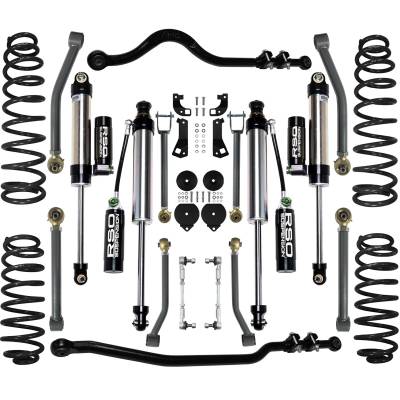 Raptor Series - Raptor KJK4031 4" Stage-3.1 Lift Kit for 07-18 Jeep Wrangler JK