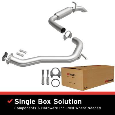 BRExhaust - BRExhaust 108-0020 Direct-Fit Rear Muffler Kit for 13-17 Toyota RAV4
