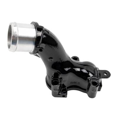 Wehrli Custom Fabrication - Wehrli WCF100188-GB Gloss Black Thermostat Housing for L5P Duramax