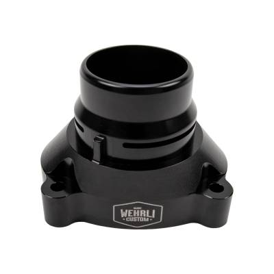 Wehrli Custom Fabrication - Wehrli WCF100148 Thermostat Housing for 11-25 6.7L Powerstroke Black Anodized