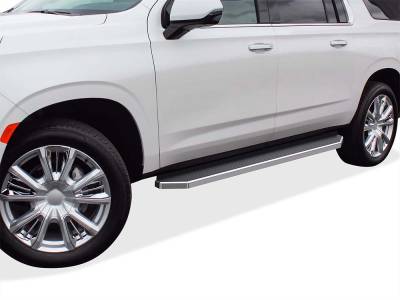 APS - APS IB03RBB2Y H-Series Running Boards Polish 21-25 Chevy Suburban