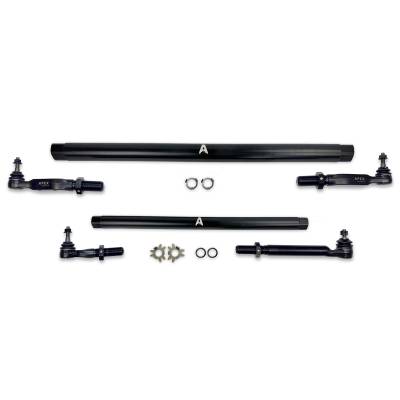 Apex Chassis - Apex Chassis KIT385-BLK ProLock BLK Aluminum Tie Rod/Drag Link for 14-24 RAM HD
