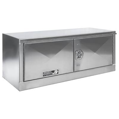 Highway Products - Highway Products 0212-003 48x24x24 Aluminum Double Door Box Right Hand Open