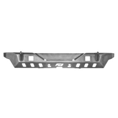 Motobilt - Motobilt MB1072 Crusher Series Bare Steel Rear Bumper for 07-18 Jeep Wrangler JK