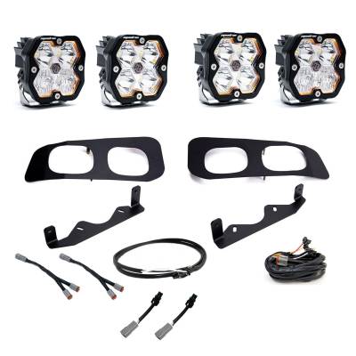 Baja Designs - Baja Designs 44-0036-UP Squadron 2.0 Sport Dual Fog Pocket Light Kit