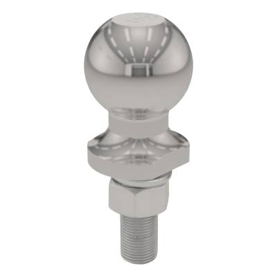 CURT - CURT 40052 2" Trailer Ball 3/4" x 2-1/8" Shank 3500 lbs Stainless