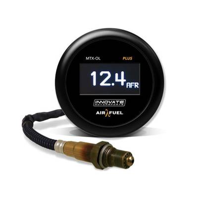 Innovate Motorsports - Innovate 39350 MTX-OL PLUS Wideband Air/Fuel OLED Gauge 8' Sensor Cable & O2 Kit