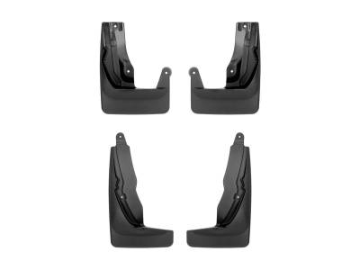 Weathertech - WeatherTech 110160-120160 Front/Rear w/o Drill DigitalFit Mudflap Kit