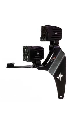 Quake LED - Quake LED QBJ913 A-Pillar Dual Pod/52" Light Bar Mount for Jeep JL/Gladiator