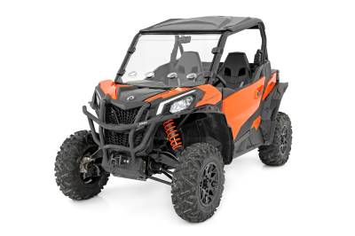 Rough Country Suspension Systems - Rough Country 98201930 Front UTV Vented Windshield for Can-Am Maverick Sport
