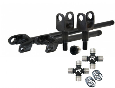Revolution Gear and Axle - Revolution Gear DC-D44-JK-HD Chromoly Front Axle Kit HD U-Joints for 07-18 JK