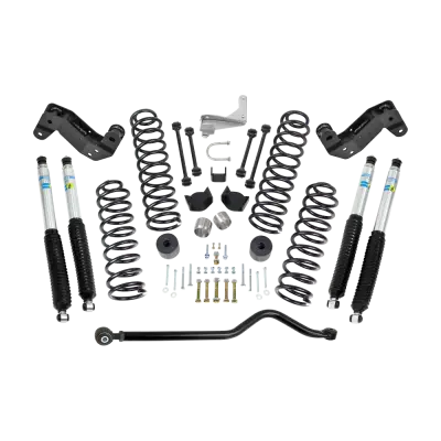 ReadyLift - ReadyLift 69-6404 4" Coil Spring Kit w/Adj Track Bar for 07-18 Jeep Wrangler JK