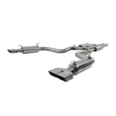 MBRP Exhaust - MBRP Exhaust S7110304 3" Cat-Back Dual Split Rear Exit for 08-11 Challenger SRT8