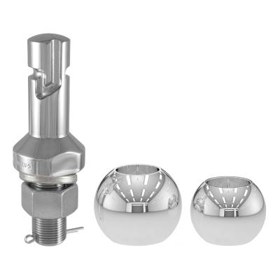 CURT - CURT 42280 Switch Ball Trailer Ball Set 2" & 2-5/16" Balls 1" x 2-1/4" Shank