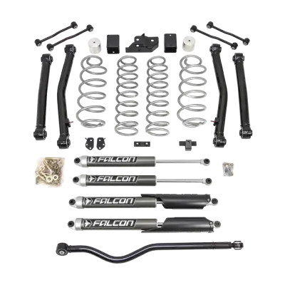 ReadyLift - ReadyLift 69-6837 Terrain Flex 4-Arm Kit w/Falcon Shocks 18-25 Jeep JL Wrangler