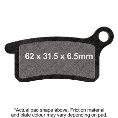 EBC Motorcycle Brakes - EBC Motorcycle Brakes FA357X Carbon x Pads for Enduro/MX Bikes