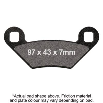 EBC Motorcycle Brakes - EBC Motorcycle Brakes FA475SV Severe Duty Sintered Pads