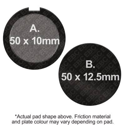 EBC Motorcycle Brakes - EBC Motorcycle Brakes FA55 Organic FA Series Pads