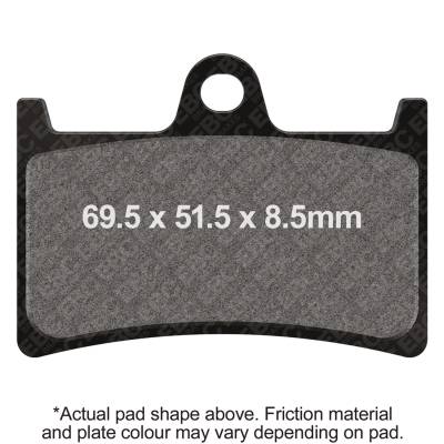 EBC Motorcycle Brakes - EBC Motorcycle Brakes EPFA380HH EPFA Extreme Pro Sintered Pads