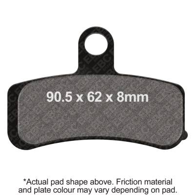 EBC Motorcycle Brakes - EBC Motorcycle Brakes EPFA457HH EPFA Extreme Pro Sintered Pads