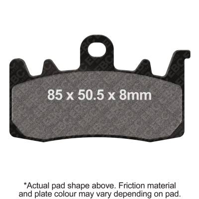 EBC Motorcycle Brakes - EBC Motorcycle Brakes EPFA630HH EPFA Extreme Pro Sintered Pads