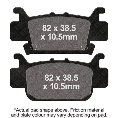 EBC Motorcycle Brakes - EBC Motorcycle Brakes FA703R R Series Heavy Duty Sintered Pads