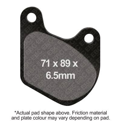 EBC Motorcycle Brakes - EBC Motorcycle Brakes FA72 Organic FA Series Pads