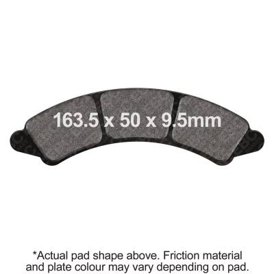 EBC Motorcycle Brakes - EBC Motorcycle Brakes FA728R R Series Heavy Duty Sintered Pads