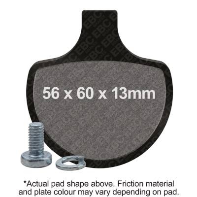 EBC Motorcycle Brakes - EBC Motorcycle Brakes EPFA94HH EPFA Extreme Pro Sintered Pads