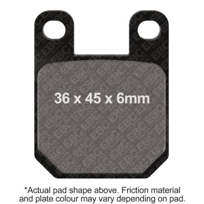 EBC Motorcycle Brakes - EBC Motorcycle Brakes FA115 Organic FA Series Pads