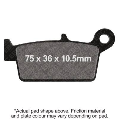 EBC Motorcycle Brakes - EBC Motorcycle Brakes FA131R R Series Heavy Duty Sintered Pads