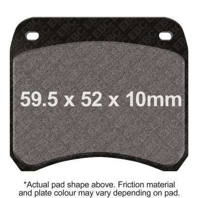 EBC Motorcycle Brakes - EBC Motorcycle Brakes FA16HH Double-H Sintered Pads