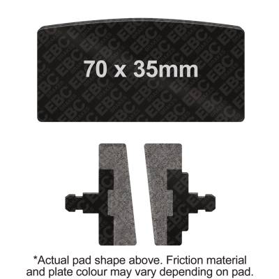 EBC Motorcycle Brakes - EBC Motorcycle Brakes FA22 Organic FA Series Pads