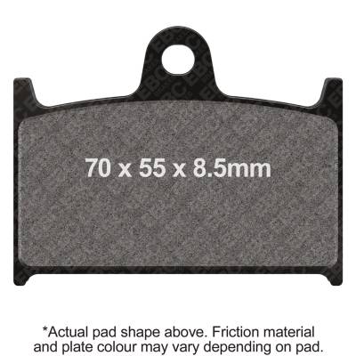 EBC Motorcycle Brakes - EBC Motorcycle Brakes FA236 Organic FA Series Pads