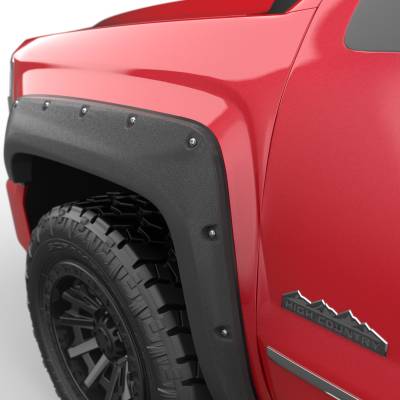 EGR - EGR BLF1009 Baseline Bolt-On Look Fender Flares Black for 15-19 Silverado HD