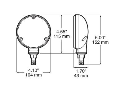Peterson - Peterson V339A Turn Signal/Parking Light Assembly