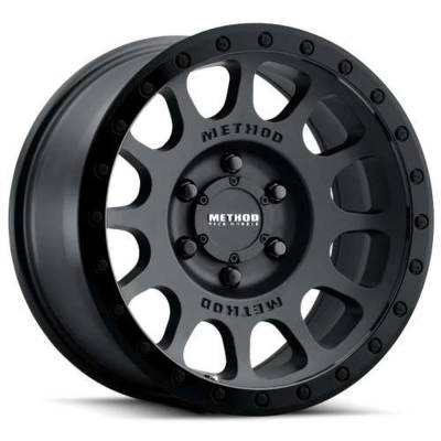 Method Race Wheels - Method Race Wheels MR305 NV 16x8 6x5.5 0mm Matte Black/Black MR305680601000
